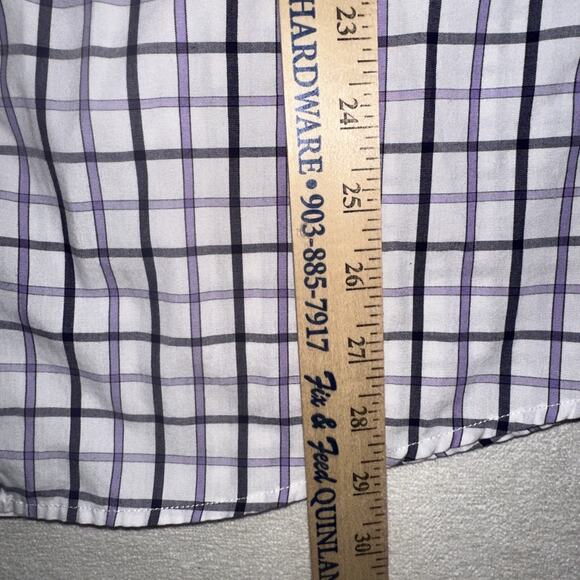 Nick Graham Everywhere Men's Button Up Flip Cuff Shirt Size 15.5 x 34-35 long sl - Picture 6 of 8